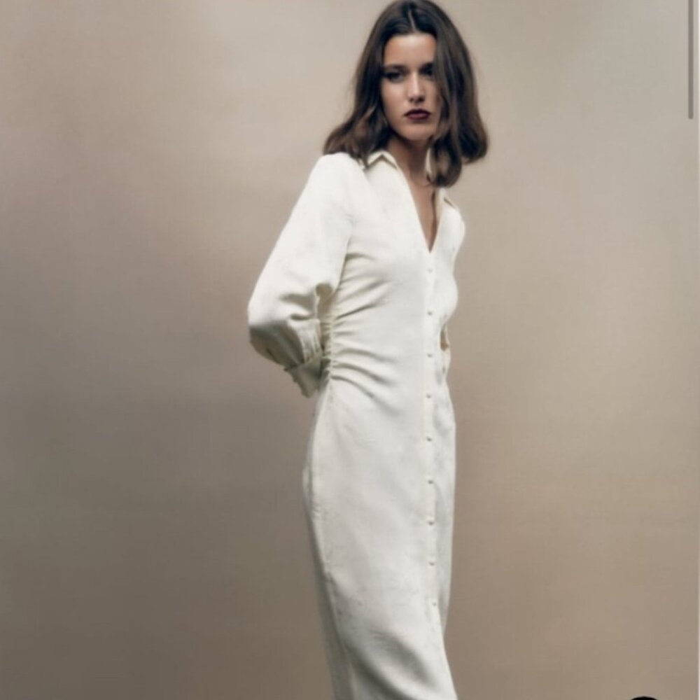 NWT Zara Jacquard Tube Dress